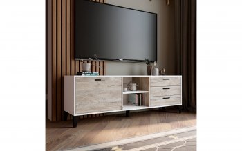 Тумба ТВ Парус-9 (Текс) в Краснотурьинске - krasnoturinsk.mebel-e96.ru