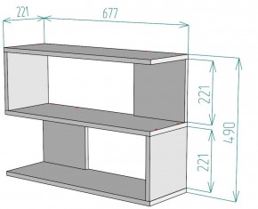 Полка S29 (Белый) в Краснотурьинске - krasnoturinsk.mebel-e96.ru