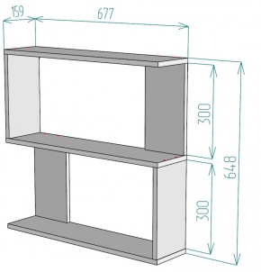 Полка S31 (Белый) в Краснотурьинске - krasnoturinsk.mebel-e96.ru