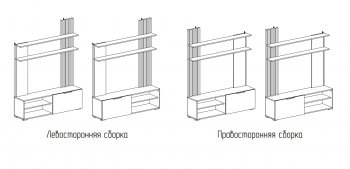 Стенка Роджина графит/дуб крафт белый (Миф) в Краснотурьинске - krasnoturinsk.mebel-e96.ru