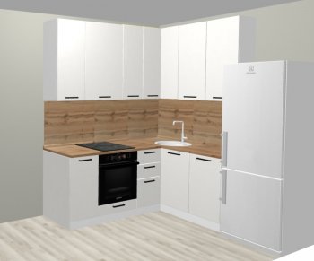 Кухонный гарнитур угловой 2000*1400 мм (Санвут) в Краснотурьинске - krasnoturinsk.mebel-e96.ru