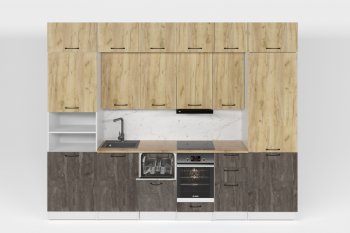Кухонный гарнитур Сапфир 3000 мм (Герда) в Краснотурьинске - krasnoturinsk.mebel-e96.ru