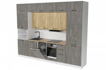 Кухонный гарнитур Сапфир 2 3000 мм (Герда) в Краснотурьинске - krasnoturinsk.mebel-e96.ru