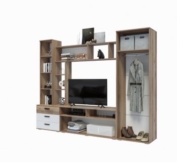 Стенка Крокус белый (Эра) в Краснотурьинске - krasnoturinsk.mebel-e96.ru