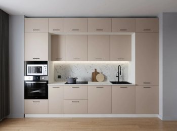 Кухонный гарнитур Шампань 3400 мм (Санвут) в Краснотурьинске - krasnoturinsk.mebel-e96.ru