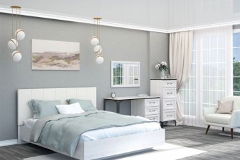 Кровать с подъемным механизмом Шарм (арт.031М1) экокожа Sontex Milk (Диал) в Краснотурьинске - krasnoturinsk.mebel-e96.ru