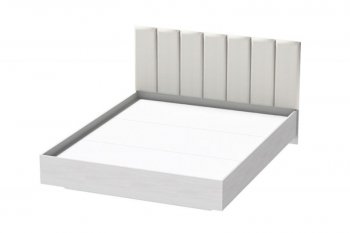 Кровать Шарм (арт.031), настил, экокожа Sontex Milk (Диал) в Краснотурьинске - krasnoturinsk.mebel-e96.ru