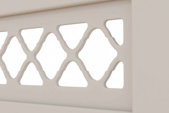 Кровать из массива Шейла льняной (БМ) в Краснотурьинске - krasnoturinsk.mebel-e96.ru