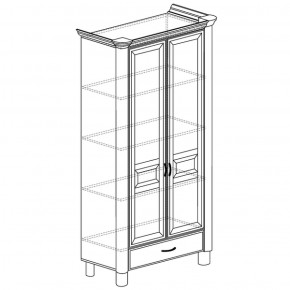 Шкаф 2-дверный Элли 571 (Яна) в Краснотурьинске - krasnoturinsk.mebel-e96.ru