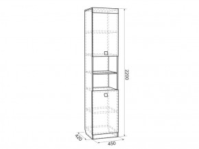 Шкаф комбинированный Энерджи (450) в Краснотурьинске - krasnoturinsk.mebel-e96.ru