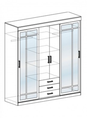 Шкаф-купе Лидер 2К 1700 мм (СтендМ) в Краснотурьинске - krasnoturinsk.mebel-e96.ru