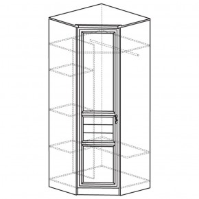 Шкаф угловой Лира 50 (Яна) в Краснотурьинске - krasnoturinsk.mebel-e96.ru