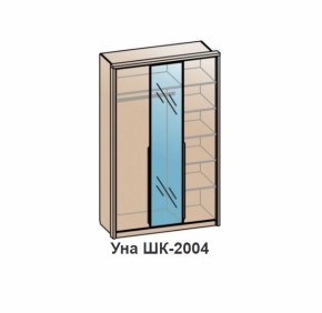 Шкаф УНА (ШК-2004) Дуб Сонома/Венге в Краснотурьинске - krasnoturinsk.mebel-e96.ru | фото