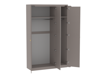Шкаф 1400 мм 3-дверный Сиде (СБК) в Краснотурьинске - krasnoturinsk.mebel-e96.ru