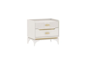 Тумба прикроватная Сиде Белый (СБК) в Краснотурьинске - krasnoturinsk.mebel-e96.ru