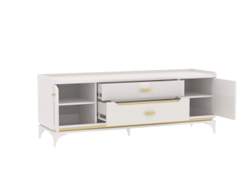 Тумба ТВ Сиде, Белый (СБК) в Краснотурьинске - krasnoturinsk.mebel-e96.ru