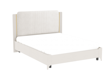 Кровать двуспальная Сиде Белый (СБК) в Краснотурьинске - krasnoturinsk.mebel-e96.ru