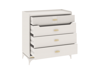 Комод малый Сиде Белый (СБК) в Краснотурьинске - krasnoturinsk.mebel-e96.ru