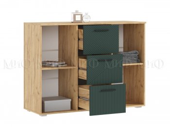 Комод Сильвия, крафт/грин (Миф) в Краснотурьинске - krasnoturinsk.mebel-e96.ru