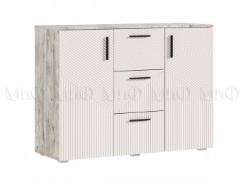 Комод Сильвия, дуб юкон/кашемир (Миф) в Краснотурьинске - krasnoturinsk.mebel-e96.ru