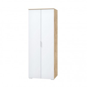 Шкаф для одежды 2х дверный 800 мм Сканди белый (МЛК) в Краснотурьинске - krasnoturinsk.mebel-e96.ru | фото
