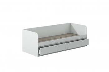 Кровать Соната 900 белый (Зарон) в Краснотурьинске - krasnoturinsk.mebel-e96.ru