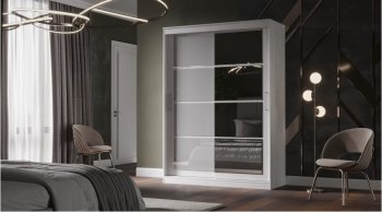 Шкаф-купе 1600 мм Соната Анкор светлый (Лин) в Краснотурьинске - krasnoturinsk.mebel-e96.ru