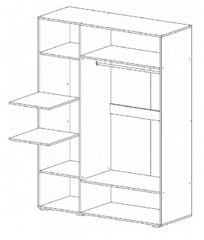 Спальный гарнитур Ненси модульный (Гор) в Краснотурьинске - krasnoturinsk.mebel-e96.ru