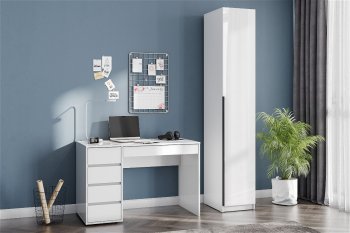 Стол компьютерный №13+пенал ШК-5 (СВ) в Краснотурьинске - krasnoturinsk.mebel-e96.ru