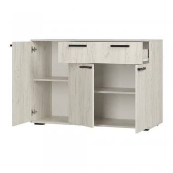 Комод Стандарт 4 NEW крафт белый (БТС) в Краснотурьинске - krasnoturinsk.mebel-e96.ru