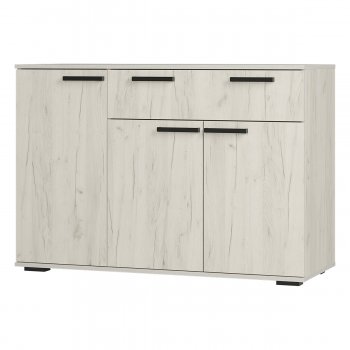 Комод Стандарт 4 NEW крафт белый (БТС) в Краснотурьинске - krasnoturinsk.mebel-e96.ru