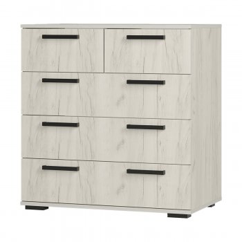 Комод Стандарт №5 NEW крафт белый (БТС) в Краснотурьинске - krasnoturinsk.mebel-e96.ru