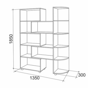 Стеллаж 2 (Мебельсон) в Краснотурьинске - krasnoturinsk.mebel-e96.ru