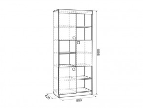 Стеллаж Энерджи (800) в Краснотурьинске - krasnoturinsk.mebel-e96.ru