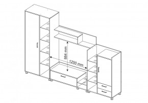 Стенка Талин (Гор) в Краснотурьинске - krasnoturinsk.mebel-e96.ru