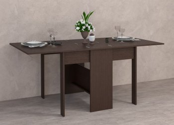 Стол-книжка ЛДСП Венге (Диал) в Краснотурьинске - krasnoturinsk.mebel-e96.ru