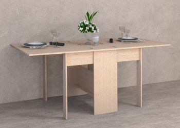 Стол-книжка ЛДСП Дуб белфорд (Диал) в Краснотурьинске - krasnoturinsk.mebel-e96.ru