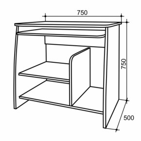 Стол компьютерный Кроха в Краснотурьинске - krasnoturinsk.mebel-e96.ru