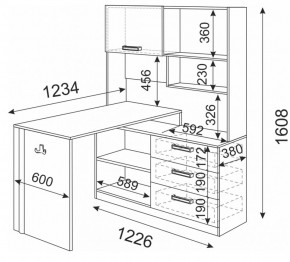 Стол компьютерный Волкер М7 (Риннер) в Краснотурьинске - krasnoturinsk.mebel-e96.ru