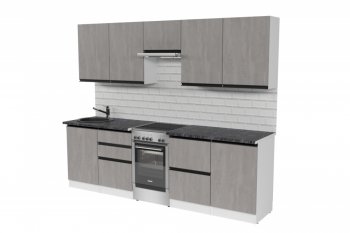 Кухонный гарнитур Сюита мега 2500 мм (Герда) в Краснотурьинске - krasnoturinsk.mebel-e96.ru