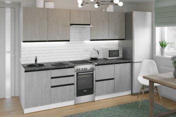 Кухонный гарнитур Сюита мега 2500 мм (Герда) в Краснотурьинске - krasnoturinsk.mebel-e96.ru