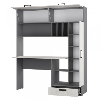 Стол компьютерный Техно графит/крафт  (БТС) в Краснотурьинске - krasnoturinsk.mebel-e96.ru