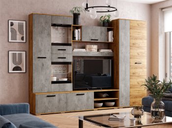 Стенка Трамп со шкафом (БТС) в Краснотурьинске - krasnoturinsk.mebel-e96.ru