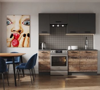 Кухонный гарнитур Трансильвания 2000 мм в Краснотурьинске - krasnoturinsk.mebel-e96.ru