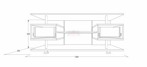 Тумба для теле-радио аппаратуры Фант 9 в Краснотурьинске - krasnoturinsk.mebel-e96.ru