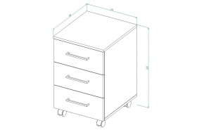 Тумба подкатная РМ-2 в Краснотурьинске - krasnoturinsk.mebel-e96.ru