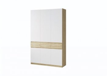 Шкаф 1500 мм Турин ЛДСП крафт/белый шагрень (ВВР) в Краснотурьинске - krasnoturinsk.mebel-e96.ru