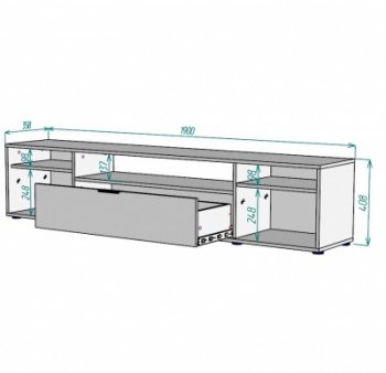 Тумба ТВ TV13 (Аларти) в Краснотурьинске - krasnoturinsk.mebel-e96.ru