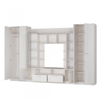 Стенка Венеция ясень белый (БТС) в Краснотурьинске - krasnoturinsk.mebel-e96.ru