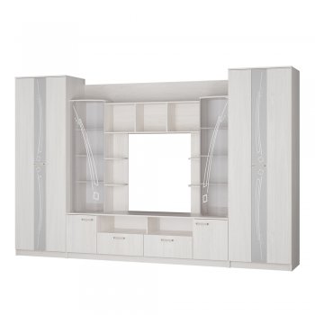 Стенка Венеция ясень белый (БТС) в Краснотурьинске - krasnoturinsk.mebel-e96.ru